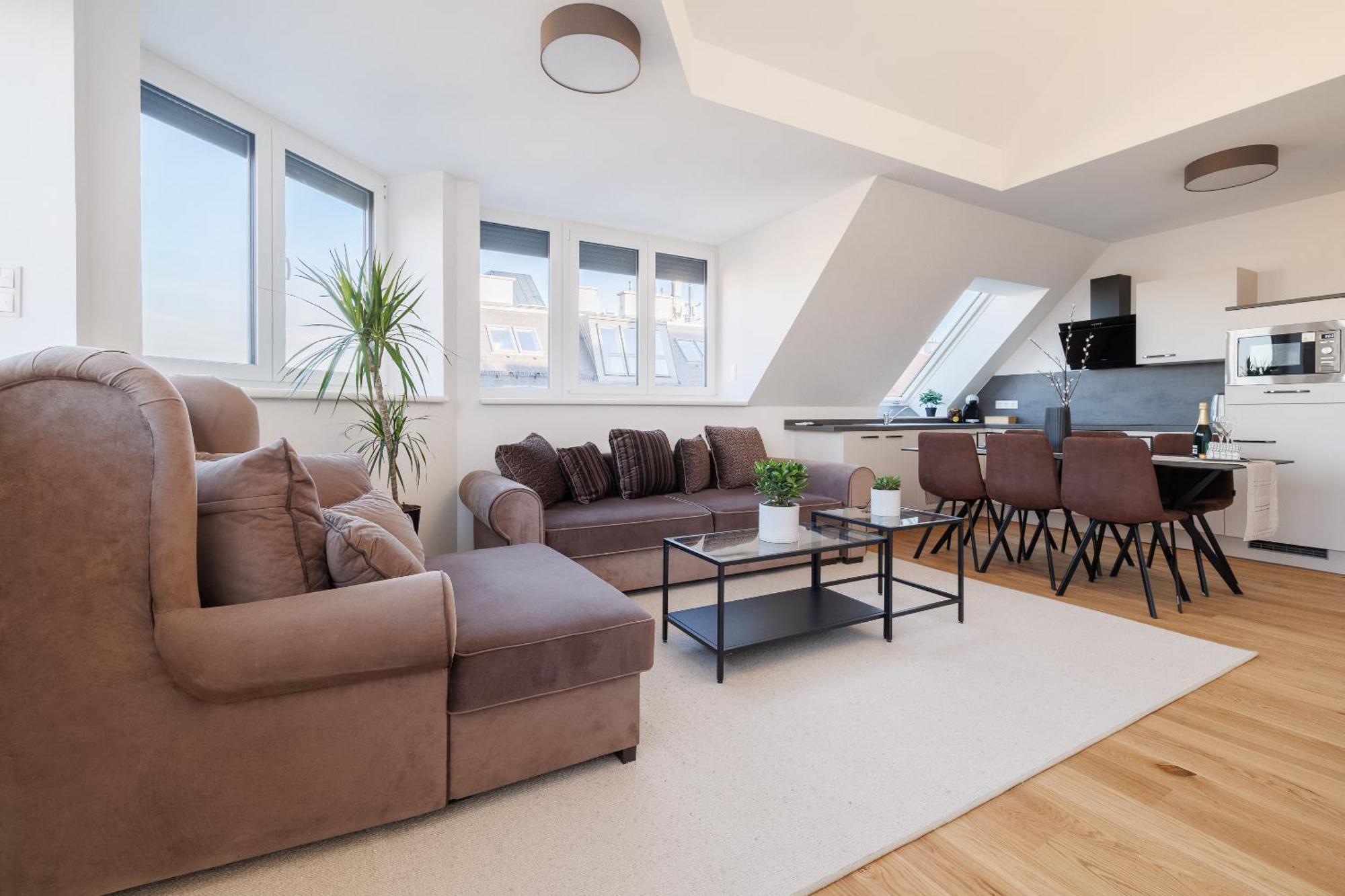 Symphony Apartments 40 - Modern Loft With Terrace And Grill In Central Location Vienna Esterno foto